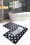 Mijölnir Juego de alfombras de baño Spotted Cat Multicolor